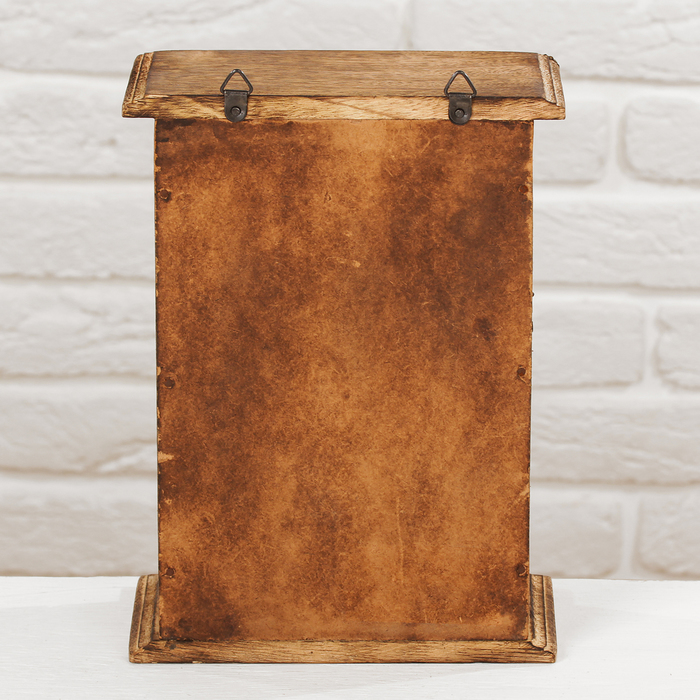 Ключница дерево "Слон" 8х18х28 см