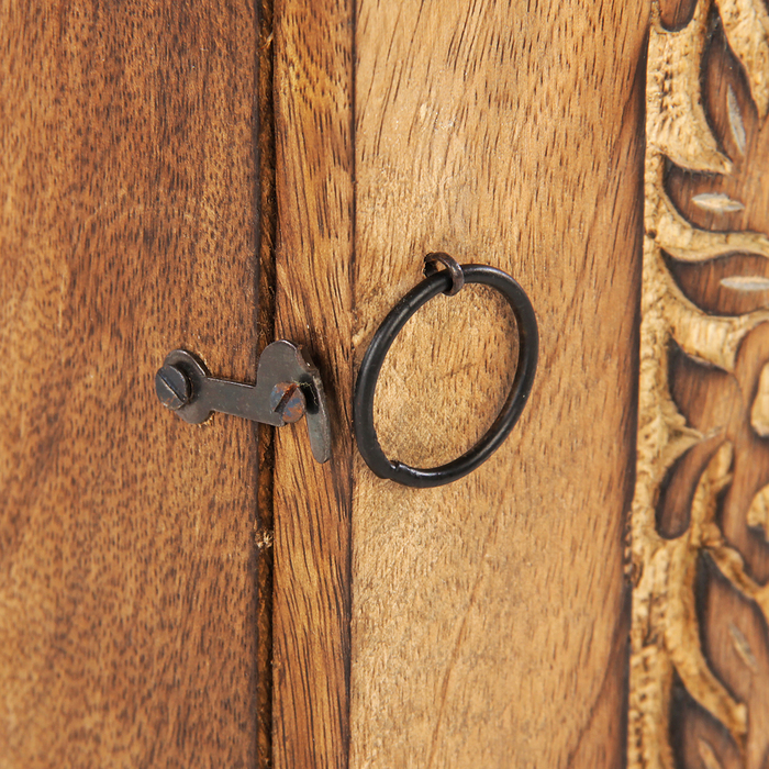 Ключница дерево "Узоры" 8х18х28 см