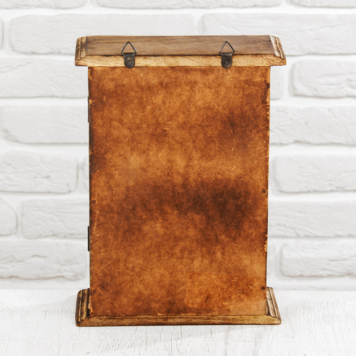 Ключница дерево "Узоры" 8х18х28 см