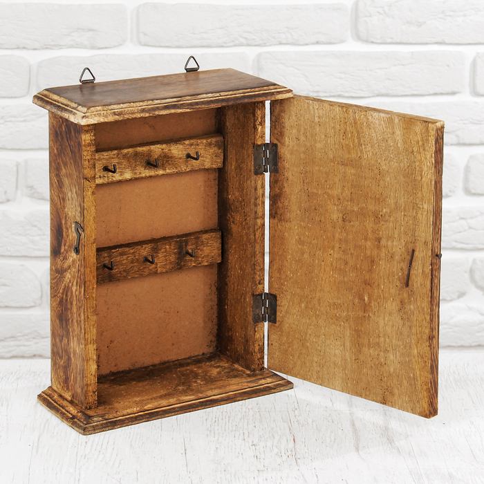 Ключница дерево "Кошка" 8х18х28 см