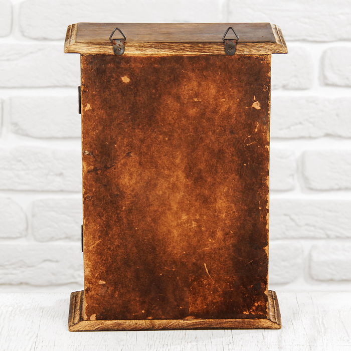 Ключница дерево "Кошка" 8х18х28 см