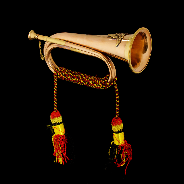 Сувенир латунь "Труба" 10х15х29 см