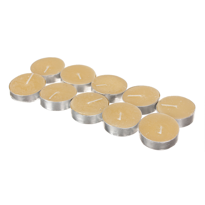 Набор свечи в гильзе "Платинум" 10 шт ваниль 18,5х7,5х1,2 см