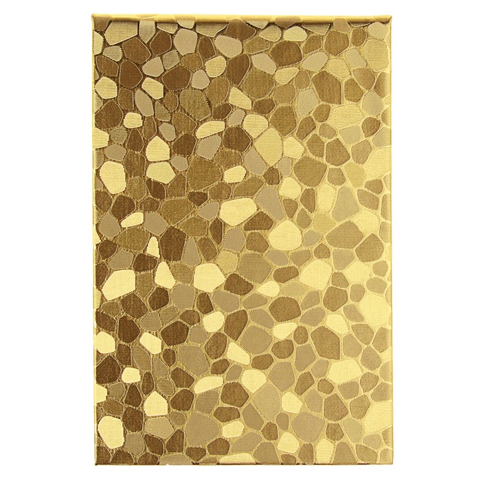 Блокнот А5, 70 листов на клею "Плиточки. Золото", твердая обложка, балакрон