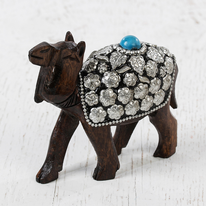 Сувенир дерево "Верблюд" 7,5х8,5х4 см