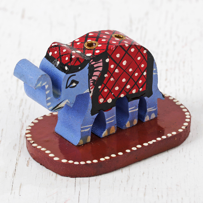 Сувенир дерево "Красный слоник" 4,5х6,5х4,5 см