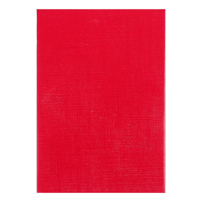 Блокнот А7, 70 листов на клею "Красный", твердая обложка, бумвинил