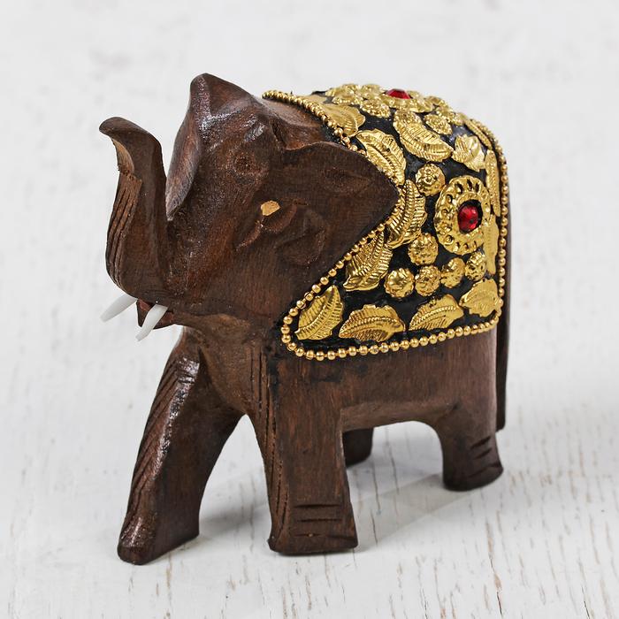 Сувенир дерево "Слоник" 7,5х8,5х4 см