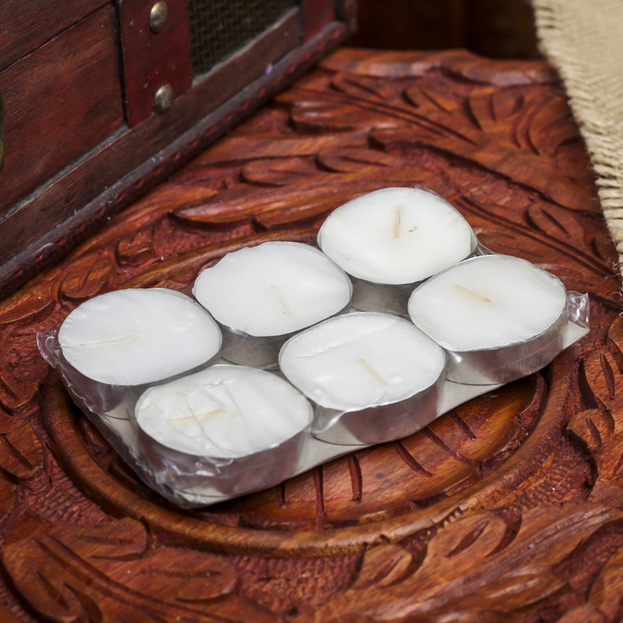 Набор свечи в гильзе "Платинум" 6 шт ваниль 11,5х8х1,5 см