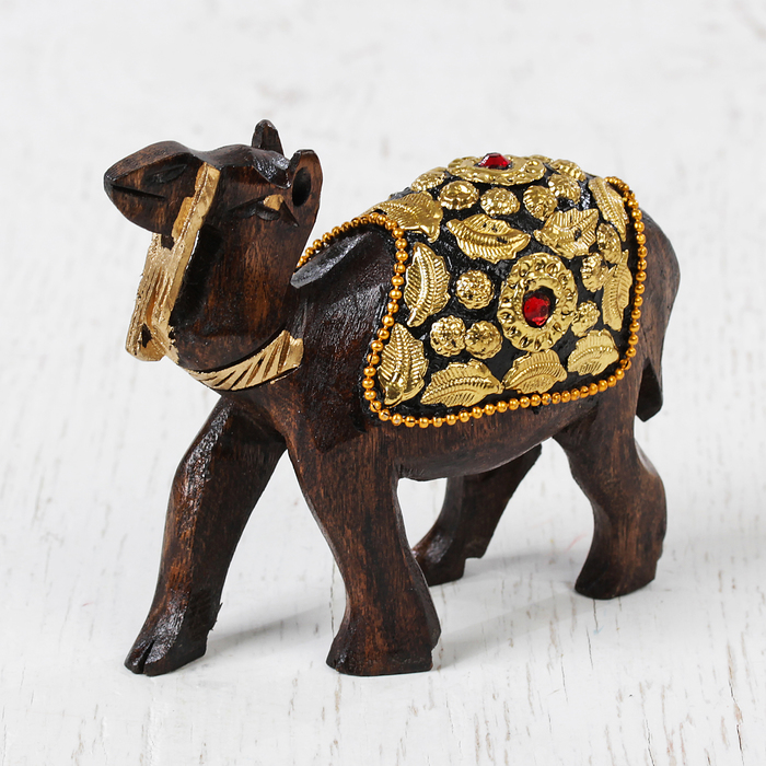 Сувенир дерево "Верблюд" 7,5х8,5х4 см