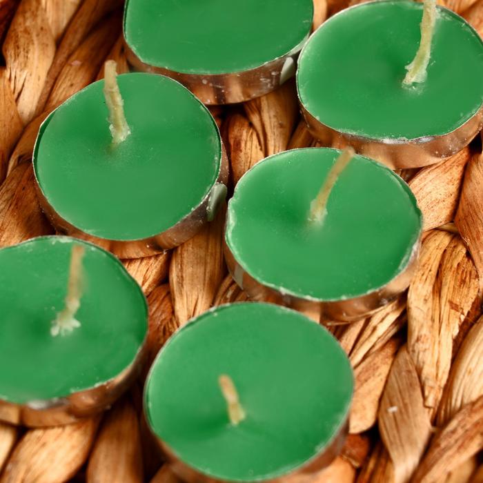 Набор свечи в гильзе "Платинум" 6 шт жасмин 11,5х8х1,5 см