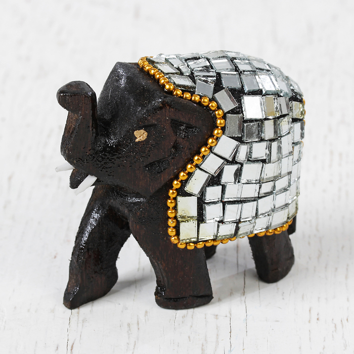 Сувенир дерево "Слон" 5х6,5х3,5 см