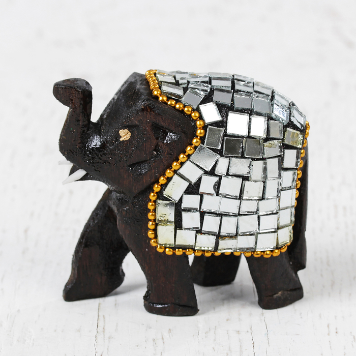 Сувенир дерево "Слон" 5х6,5х3,5 см