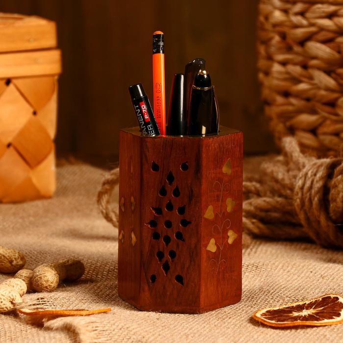 

Карандашница "Классика" 7,5х7,5х10 см