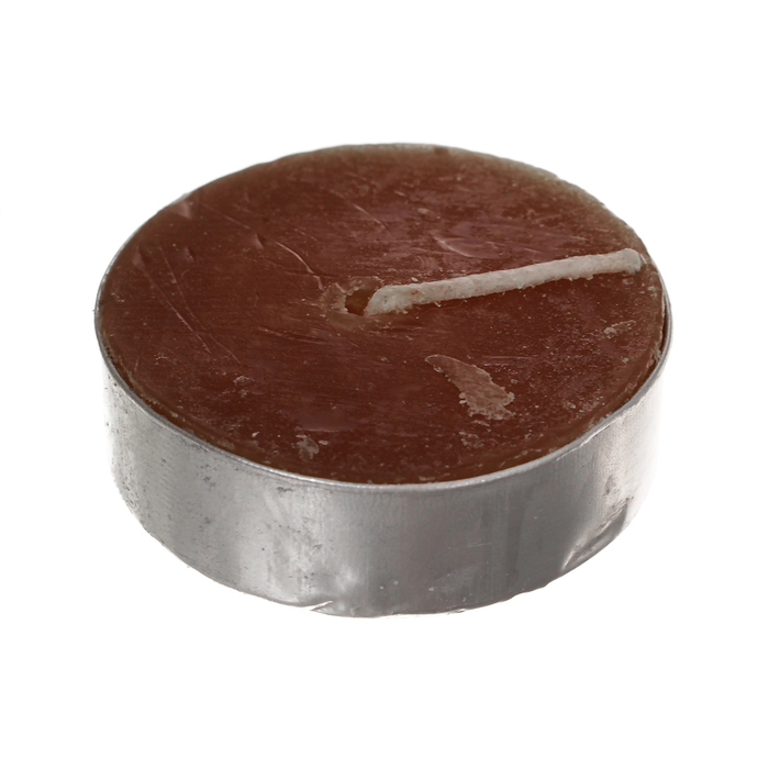 Набор свечи в гильзе "Платинум" 6 шт шоколад 11,5х8х1,5 см