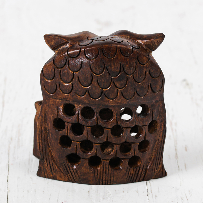 Сувенир дерево "Парочка сов" 6,25х6х3 см