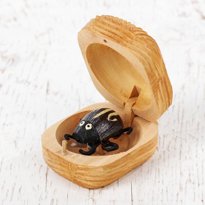 Сувенир дерево "Ночная Божья Коровка" 3х5х4 см