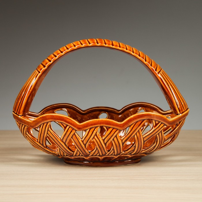 Конфетница "Ладья с ручкой"