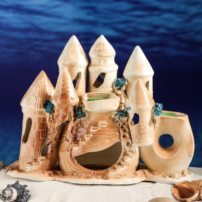 Аквадекор-грот для аквариума "Крепость"