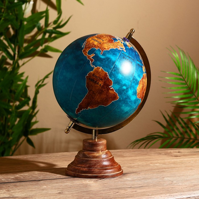 Сувенир глобус "Морской" 22х22х30 см