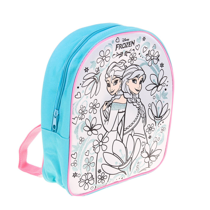 Сумка-рюкзак для раскрашивания "Эльза и Анна", 31 х 4,5 х 25 см