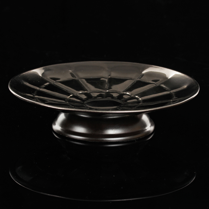 Мыльница из нержавеющей стали "Солнце" 12х12х3 см