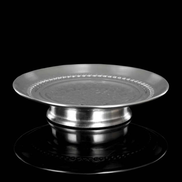 Мыльница из нержавеющей стали "Луна" 12х12х3 см