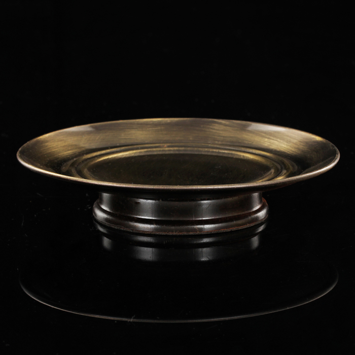 Мыльница из нержавеющей стали "Круги" 12х12х3 см