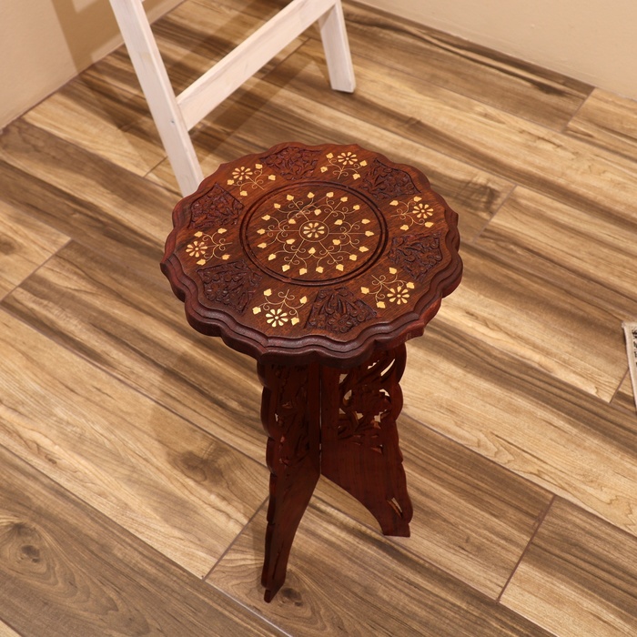 Стол дерево "Цветок" 30х30х63,5 см