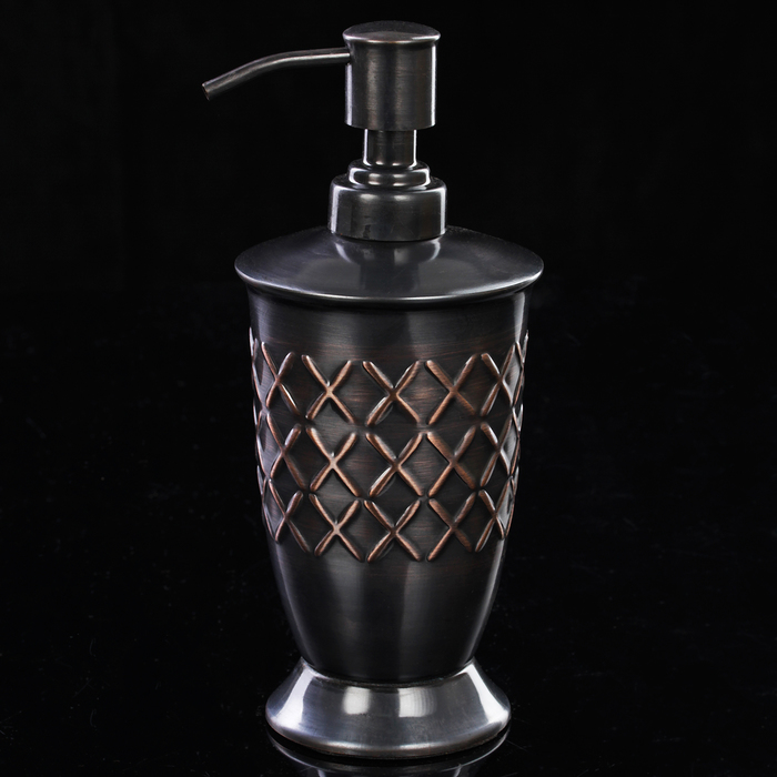 Дозатор из нержавеющей стали "Статус" 10х10х20 см