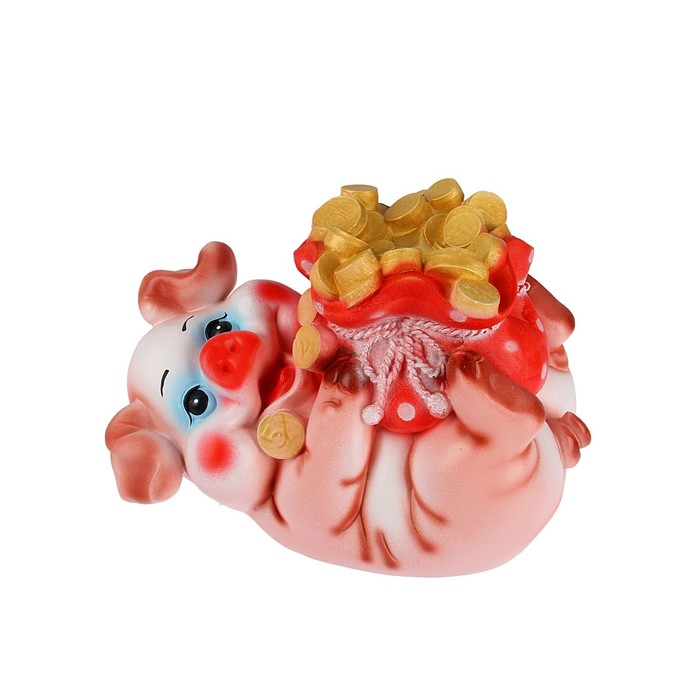 Копилка "Свинья с мешком"