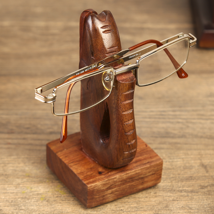 Подставка под очки "Слон" дерево 6,5х7,5х13,5 см