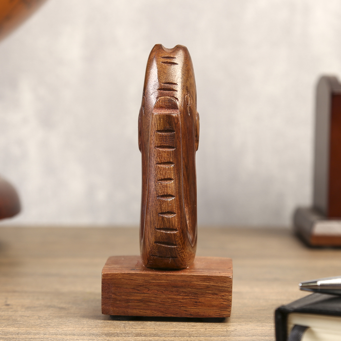 Подставка под очки "Слон" дерево 6,5х7,5х13,5 см