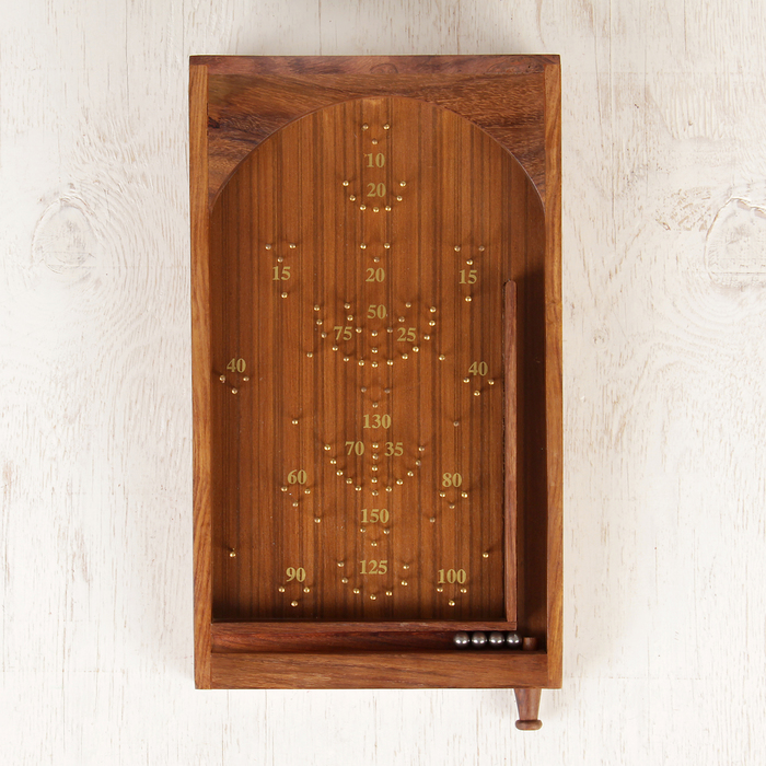 Настольная игра "Пинбол" дерево 36,5х20х7 см