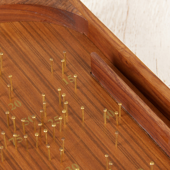 Настольная игра "Пинбол" дерево 36,5х20х7 см