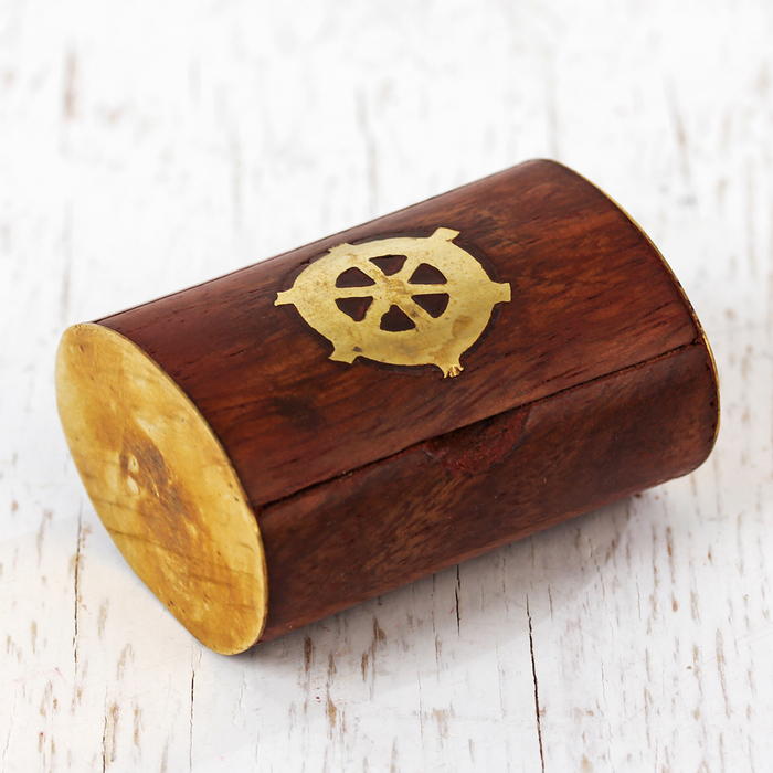 Шкатулка "Секрет" дерево 4х3,5х2,5 см