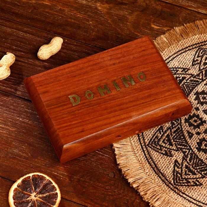 

Настольная игра "Домино" дерево 16х10х5,4 см