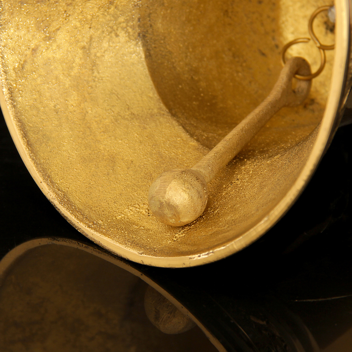 Колокол латунь деревянная рукоять 28х13,5х13,5 см Уценка