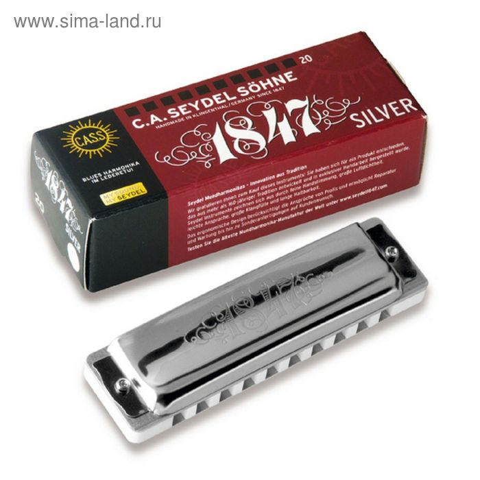 фото Губная гармошка seydel sohne 16301bb 1847 silver bb