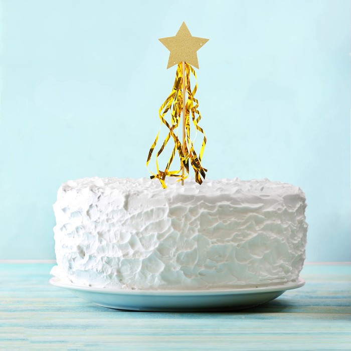 Топпер "Звезда" с бахрамой