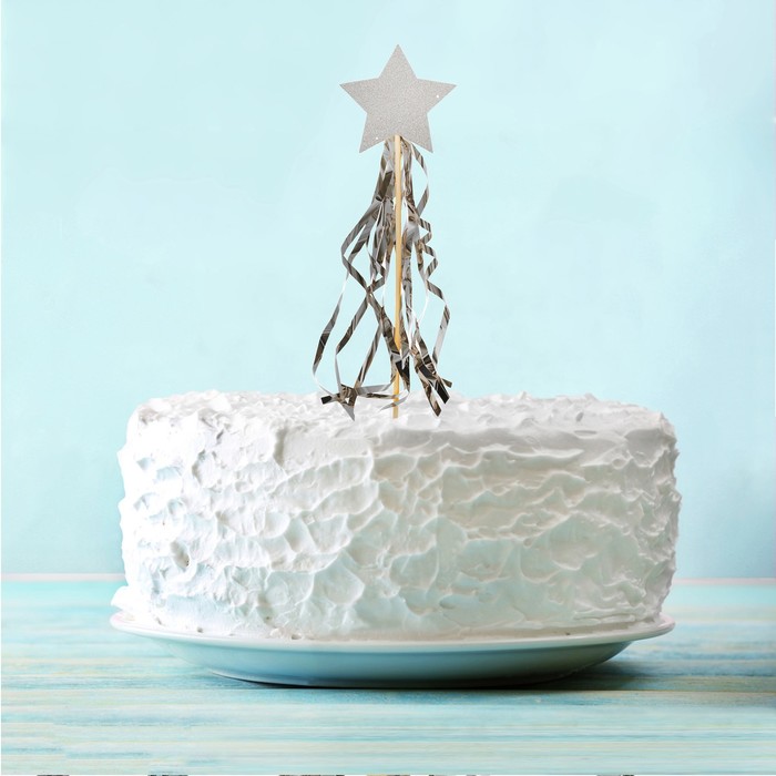 Топпер "Звездочка" с бахрамой