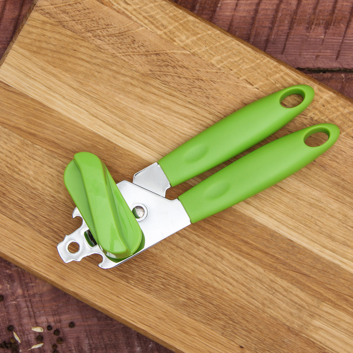 Нож консервный "Свежесть" 19,5х6 см МИКС