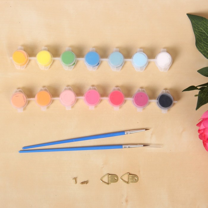 Роспись по номерам без подрамника "Кот", серия антистресс, 30 х 40 см