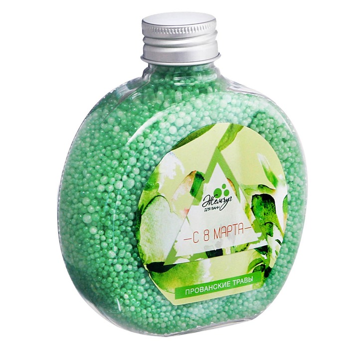 Жемчужины для ванн "С 8 Марта" с ароматом прованских трав, 270 г