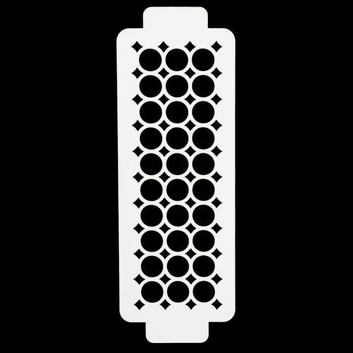 Трафарет бордюрный "Шарики" пластик, 11х32 см