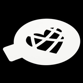 

Трафарет пластик "Сердечко" d=10 см