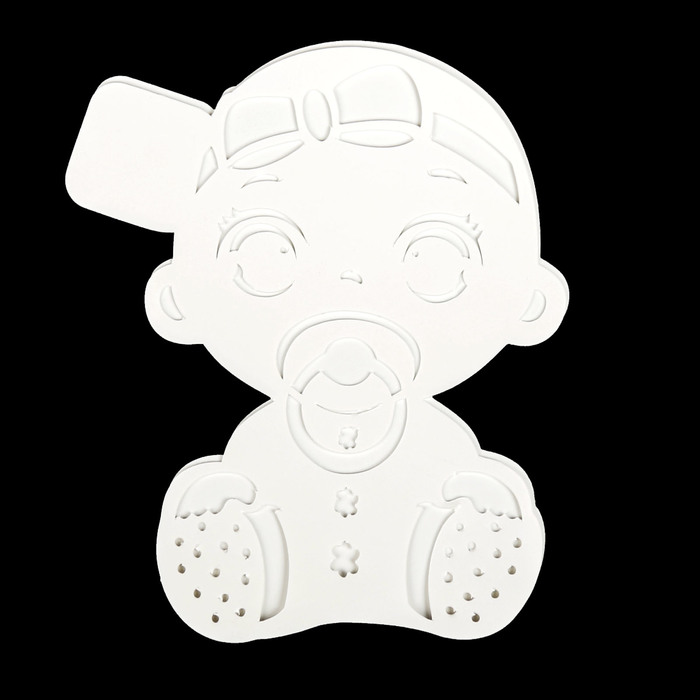 Трафарет пластик "Малышка" 10х10 см