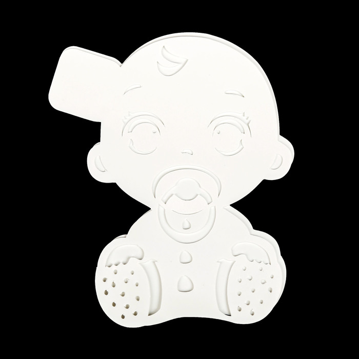 Трафарет пластик "Малыш" 10х10 см