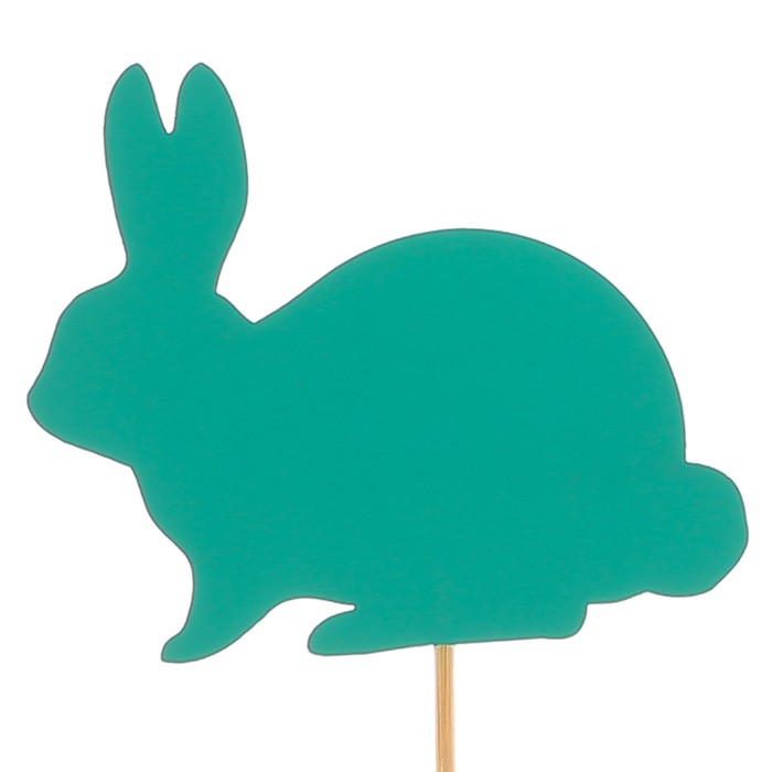Топпер «Кролик», мятный, 7,5х6,5 см