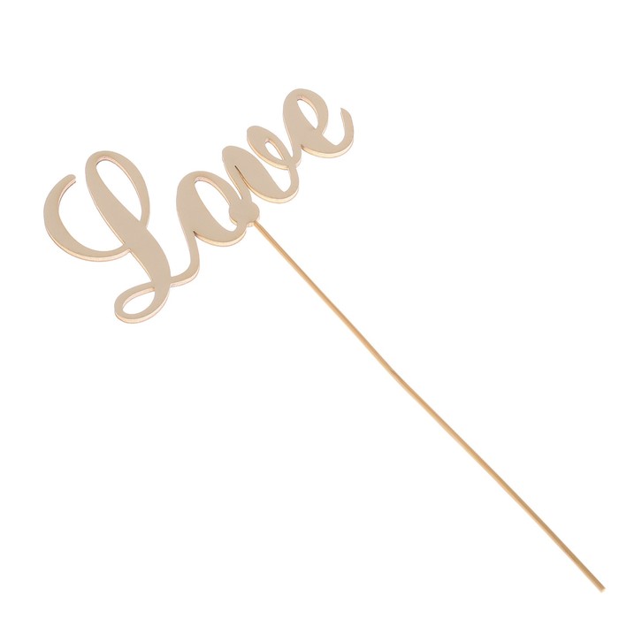 Топпер «Love», белый, 12,5х7 см